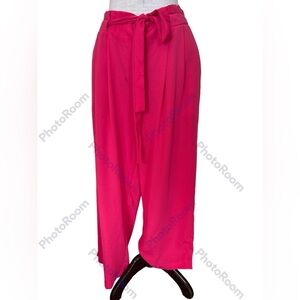 ZARA Basic Collection Pink Wide Leg flowy Trousers